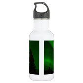 aurora-borealis groen waterfles (Achterkant)