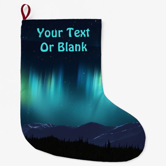 Aurora Borealis Grote Kerstsok (Voorkant)