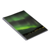 Aurora borealis in de hemel notitieboek (Rechterzijde)