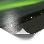 Aurora borealis in de hemelfoto foto afdruk (Hoek)