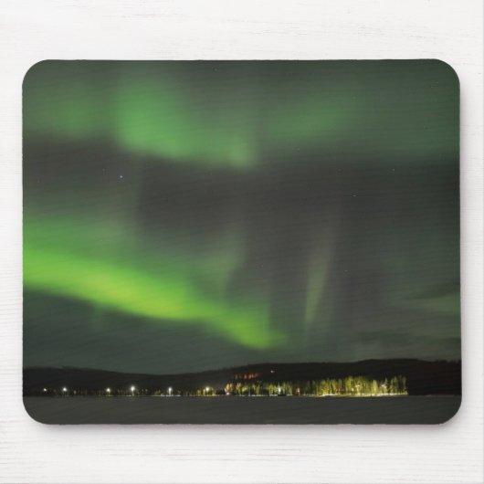 Aurora borealis in de hemelmousepad muismat (Voorkant)