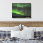 Aurora borealis in de sky canvas print (Insitu (Slaapkamer))