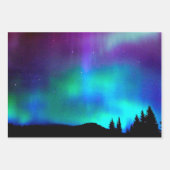 Aurora borealis inpakpapier vel (Voorkant 2)