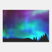 Aurora borealis inpakpapier vel (Voorkant)