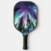 Aurora Borealis Iridescent Twilight Pickleball Paddle (Achterkant)