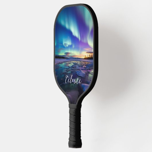 Aurora Borealis Iridescent Twilight Pickleball Paddle (Links)