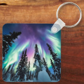 Aurora Borealis Iridescent Twilight Sleutelhanger (Achterkant)