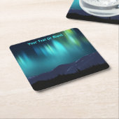 Aurora Borealis Kartonnen Onderzetters (Schuin)