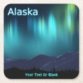 Aurora Borealis Kartonnen Onderzetters (Voorkant)