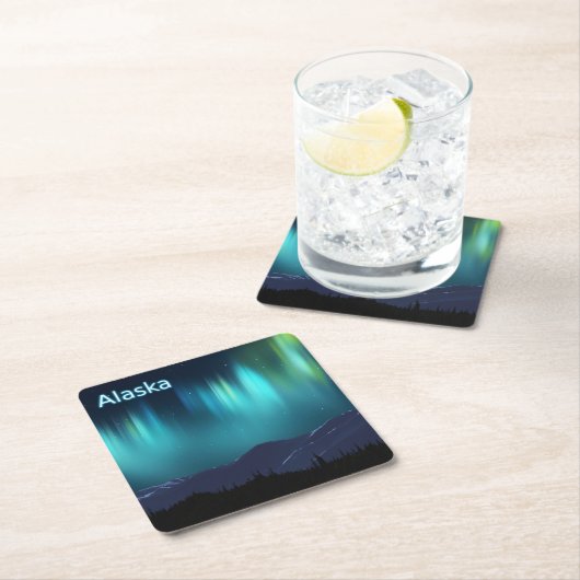 Aurora Borealis Kartonnen Onderzetters (Insitu)