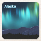 Aurora Borealis Kartonnen Onderzetters (Voorkant)