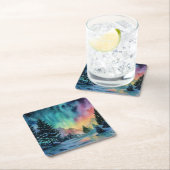 Aurora Borealis Kartonnen Onderzetters (Insitu)