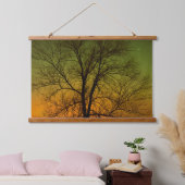 Aurora Borealis & Katoenboom Hangend Wandkleed (Slaapkamer)