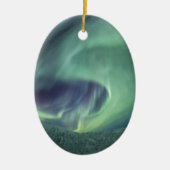 Aurora Borealis Keramisch Ornament (Voorkant)