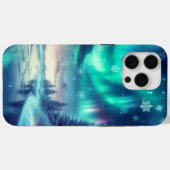 Aurora borealis/Kerstmis/Winter Case-Mate iPhone Case (Achterkant (horizontaal))
