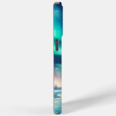 Aurora borealis/Kerstmis/Winter Case-Mate iPhone Case (Achterkant / Rechts)