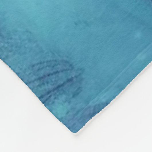 Aurora borealis/Kerstmis/Winter Fleece Deken (Hoek)