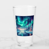 Aurora borealis/Kerstmis/Winter Glas (Voorkant)