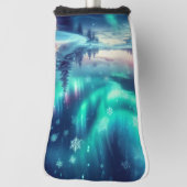 Aurora borealis/Kerstmis/Winter Golfheadcover (Draai 90)