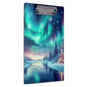 Aurora borealis/Kerstmis/Winter Klembord (Rechts)