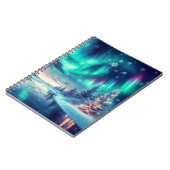 Aurora borealis/Kerstmis/Winter Notitieboek (Linkerzijde)