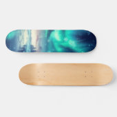 Aurora borealis/Kerstmis/Winter Persoonlijk Skateboard (Horizontaal)