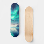 Aurora borealis/Kerstmis/Winter Persoonlijk Skateboard (Voorkant)