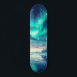 Aurora borealis/Kerstmis/Winter Persoonlijk Skateboard<br><div class="desc">zweem van Kerstmis</div>