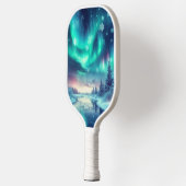 Aurora borealis/Kerstmis/Winter Pickleball Paddle (Links)