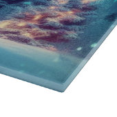 Aurora borealis/Kerstmis/Winter Snijplank (Hoek)