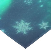 Aurora borealis/Kerstmis/Winter Tafelkleed (Gekanteld)