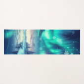 Aurora borealis/Kerstmis/Winter Yogamat (Voorkant (horizontaal))