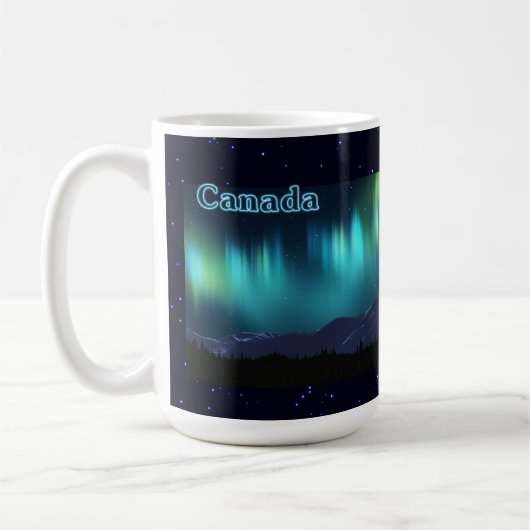 Aurora Borealis Koffiemok (Links)