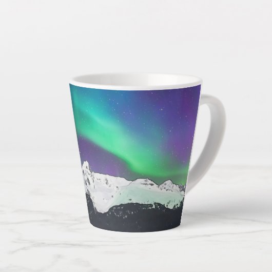 Aurora Borealis - Latte Mok (Rechterhoek)