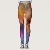 Aurora Borealis Leggings Noordelijke lampjes en Bo (Voorkant)