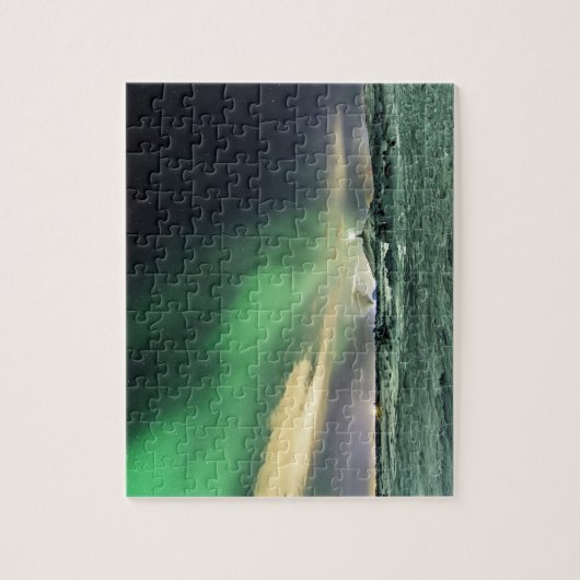 Aurora borealis legpuzzel (Verticaal)