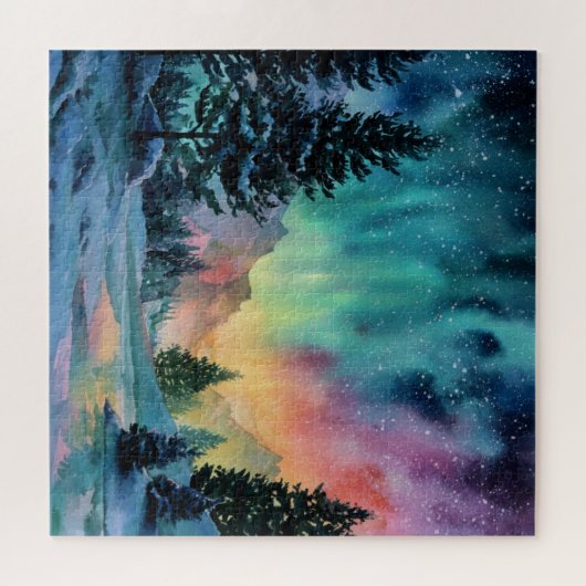 Aurora Borealis Legpuzzel (Horizontaal)