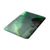 Aurora Borealis Lofoten Beach Norway Badmat (Gekanteld)