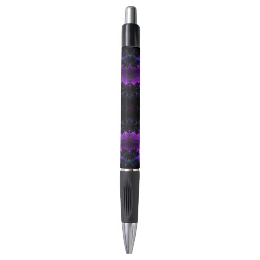 Aurora Borealis, Midnight Fractal Abstract Pen (Voorkant Verticaal)