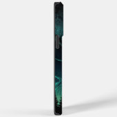 Aurora Borealis Mountains iPhone Case (Achterkant / Rechts)