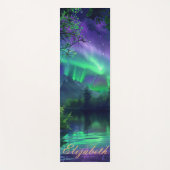 Aurora Borealis nachtscène Yogamat (Voorkant)