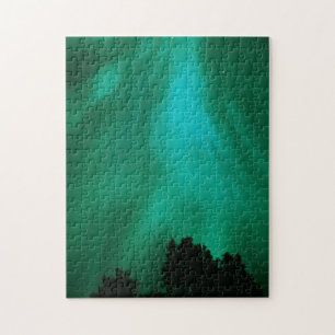 Aurora Borealis Nachttijd Ontario, Canada Legpuzzel