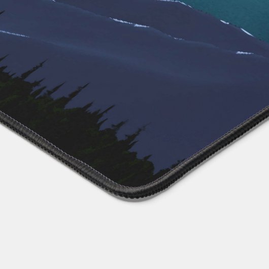 Aurora Borealis - Noord licht Acryldruk Bureaumat (Hoek)