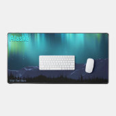 Aurora Borealis - Noord licht Acryldruk Bureaumat (Keyboard & Muis)