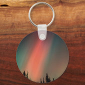 Aurora Borealis, noordelijke lammeren, Alaska Sleutelhanger (Voorkant)