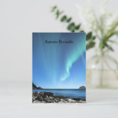 Aurora Borealis, noordelijke lammeren Briefkaart (Staand voorkant)