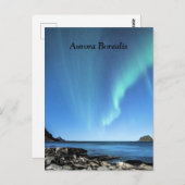 Aurora Borealis, noordelijke lammeren Briefkaart (Voorkant / Achterkant)