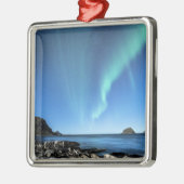 Aurora Borealis, noordelijke lammeren Metalen Ornament (Links)