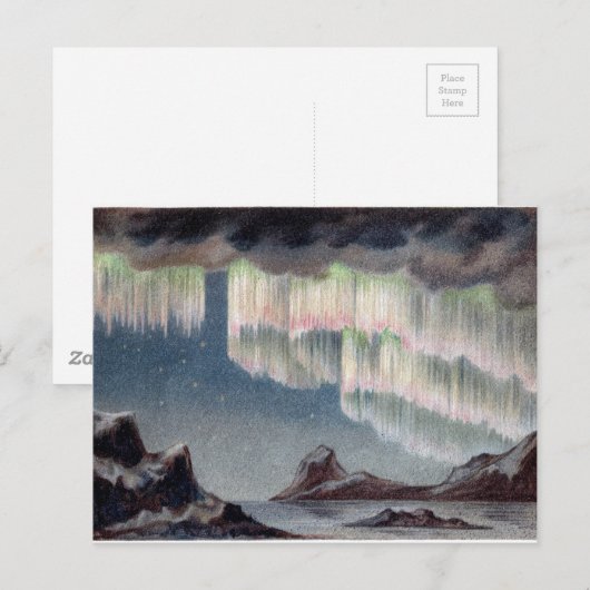  Aurora Borealis - noordelijke lampjes Briefkaart (Voorkant / Achterkant)