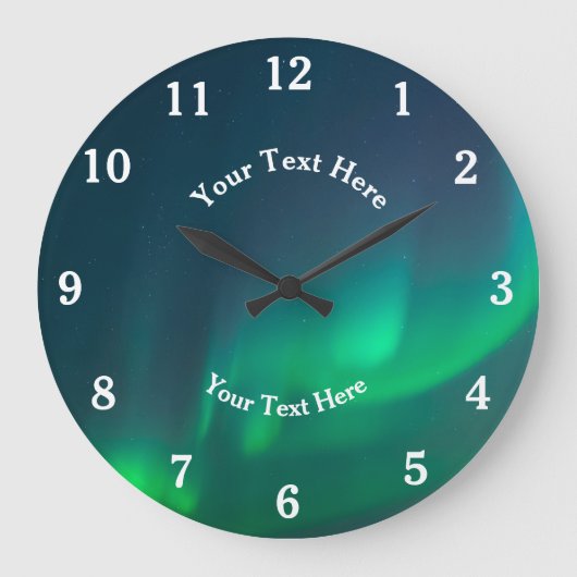 Aurora Borealis Noordelijke Lichten Alaska Arctic  Grote Klok (Voorkant)